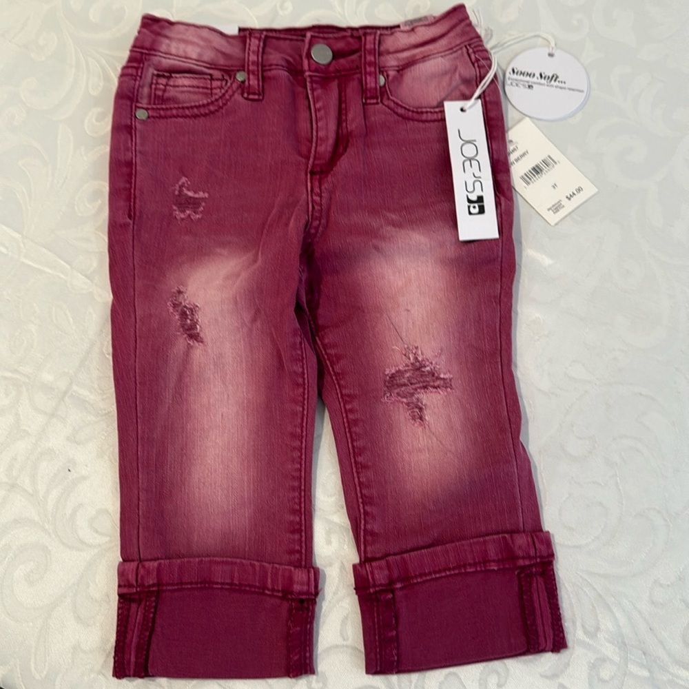 Joe’s Skinny Roll Crop Jeans. Size 3T.